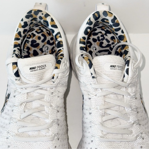 Nike Women's React Infinity Run Flyknit 2 Cheetah Print Running Sneakers Sz 9.5 - Picture 5 of 10